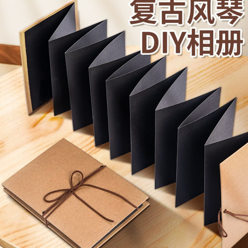 風琴折曡相冊本畢業成長紀唸冊diy手工自制立體書情侶空白同學錄