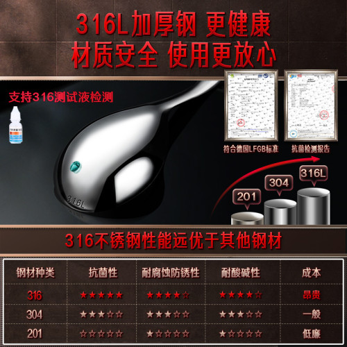 SSGP 長柄粥勺家用加深大勺子打飯勺 大號湯勺316L不鏽鋼盛湯勺