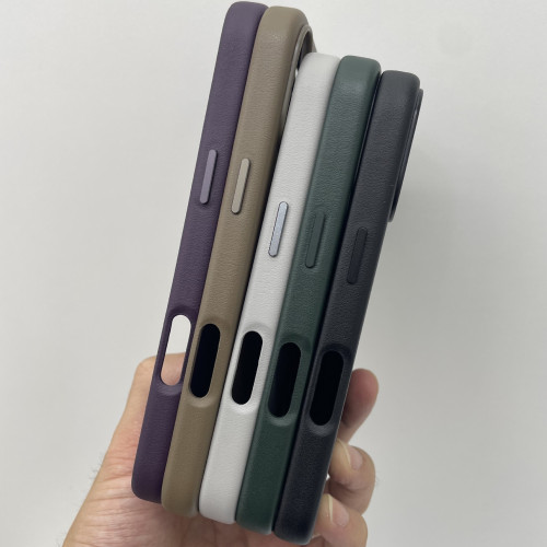 適用iphone16promax磁吸皮革保護套蘋果16動畫彈窗magsafes手機殼