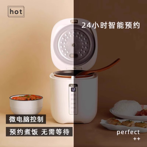 ankale迷你電飯煲小1人小型家用智能多功能單人一人份1.2L電飯鍋