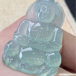 天然緬甸翡翠玉石觀音吊墜女翡翠細糯種陽綠翡翠觀音掛件