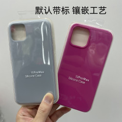 適用蘋果13promax液態矽膠手機殼全包Phone11/12pro/XS防摔保護殼