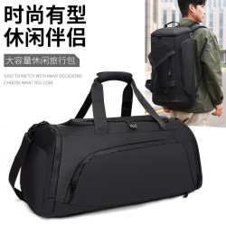 新款健身挎包男潮牌大容量旅行包行李收納手提包運動訓練背包批髮