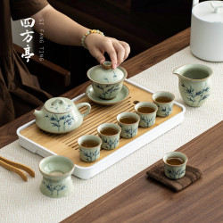 2024新款茶具套裝茶台整套茶盤家用辦公室景德鎮茶壺客廳高檔輕奢