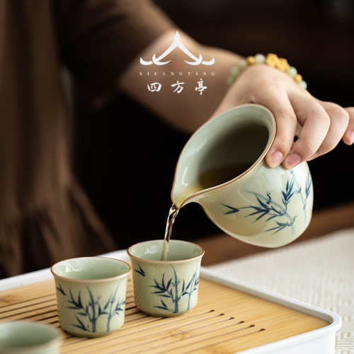 2024新款茶具套裝茶台整套茶盤家用辦公室景德鎮茶壺客廳高檔輕奢