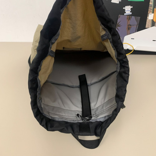 輕便戶外抽繩雙肩包騎行背包學生羽毛球包大容量休閒運動旅行包袋